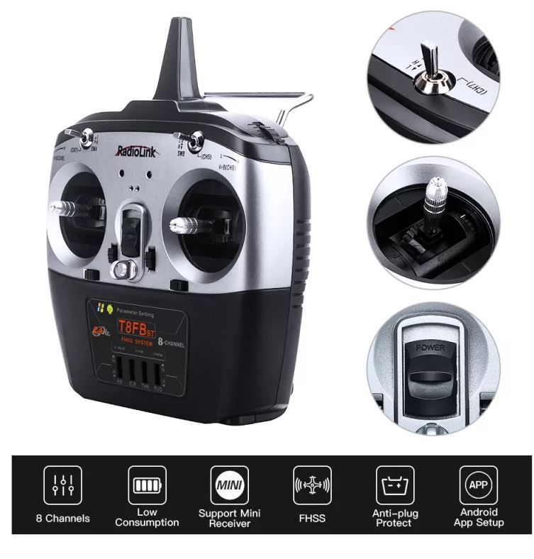 Radio Radiolink 8 voies T8FB BT+R8EF RDL-T8FB-BT-SET 