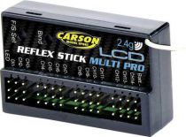 R&eacute;cepteur 14 canaux Carson Modellsport Reflex Stick Multi Pro LCD 2,4 GHz - 500501544