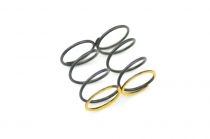 RESSORT AV/AR JAUNE SRX8 / 811GT 29LBS(2) - SER600599 - Pi&egrave;ce d&eacute;tach&eacute;e SERPENT