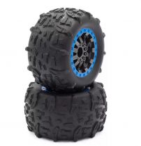 Roues compl&egrave;tes type Bleue Funtek MTX (x2) 21058