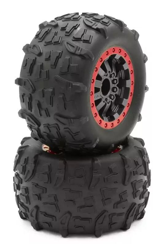 Roues compl&egrave;tes type Rouge Funtek MTX (x2) 21057