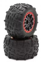 Roues compl&egrave;tes type Rouge Funtek MTX (x2) 21057