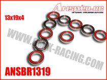 Roulements 13x19x4mm &Eacute;tanche ANSWER-RC (10 pcs)