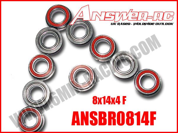 Roulements 8x14x4mm Epaul&eacute;s ANSWER-RC pour diff LOSI (10 pcs)