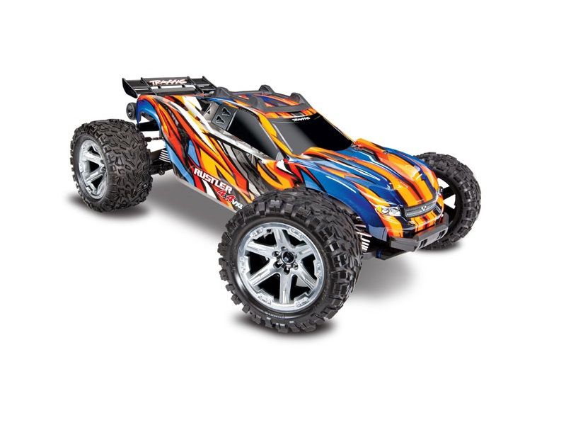 RUSTLER - 4x4 - 1/10 VXL BRUSHLESS - TSM - SANS AQ/CH - TRAXXAS&nbsp;67076-4 rustler Orange