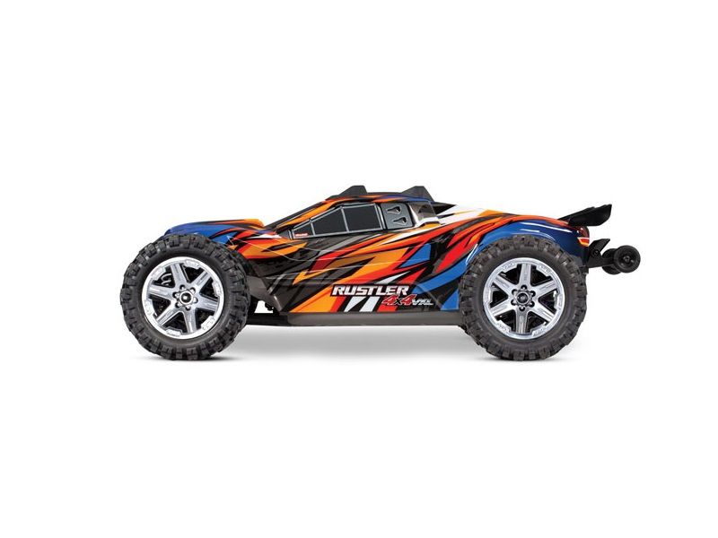 RUSTLER - 4x4 - 1/10 VXL BRUSHLESS - TSM - SANS AQ/CH - TRAXXAS&nbsp;67076-4 rustler Orange