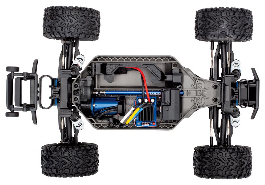RUSTLER- 4x4 - 1/10 VXL BRUSHLESS - TSM - SANS AQ/CH - TRAXXAS&nbsp;67076-4