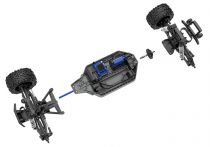RUSTLER- 4x4 - 1/10 VXL BRUSHLESS - TSM - SANS AQ/CH - TRAXXAS&nbsp;67076-4