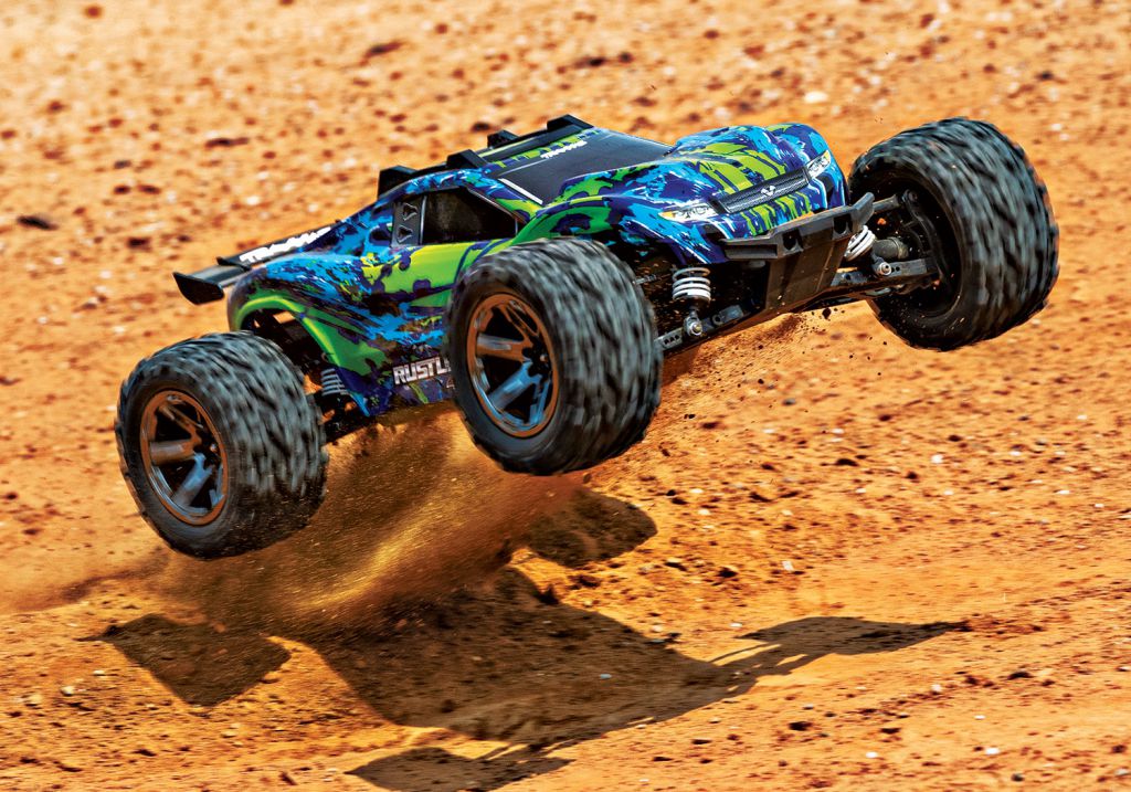 RUSTLER- 4x4 - 1/10 VXL BRUSHLESS - TSM - SANS AQ/CH - TRAXXAS&nbsp;67076-4