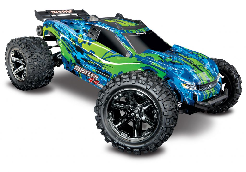 RUSTLER- 4x4 - 1/10 VXL BRUSHLESS - TSM - SANS AQ/CH - TRAXXAS&nbsp;67076-4