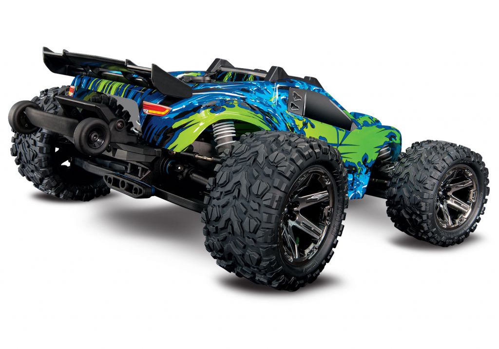 RUSTLER VERT - 4x4 - 1/10 VXL BRUSHLESS - TSM - SANS AQ/CH - TRAXXAS&nbsp;67076-4