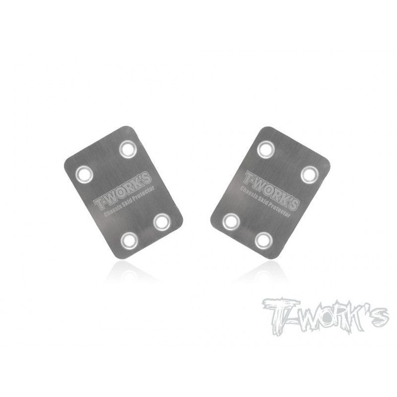 Sabot de Protection de Chassis Inox pour XB8 (2 Pcs)