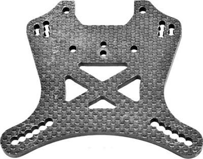 Serpent Support amortisseur carbone 4.5mm arri&egrave;re 811 - SER600152