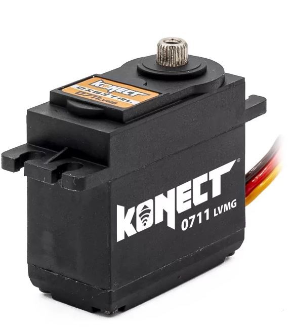 Servo Konect Digital 7kg-011s pignons m&eacute;tal KN-0711LVMG