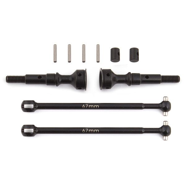 Set Axe de Transmission Arri&egrave;re Heavy Duty V2 B6/B6D -   Team Associated - AS91763