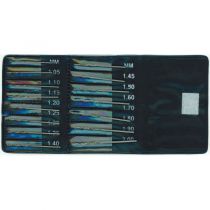 Set de 15 forets HSS (0,30 mm &agrave; 1,00 mm) HO101 - (1.05 mm &agrave; 2 mm) HO102