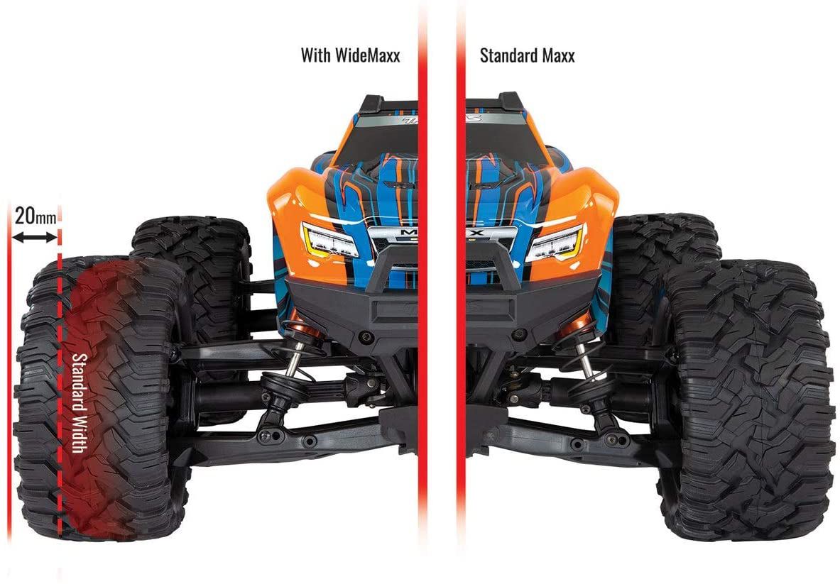 SET WIDEMAXX KIT DE SUSPENSION LARGE NOIR - TRAXXAS - TRX8995