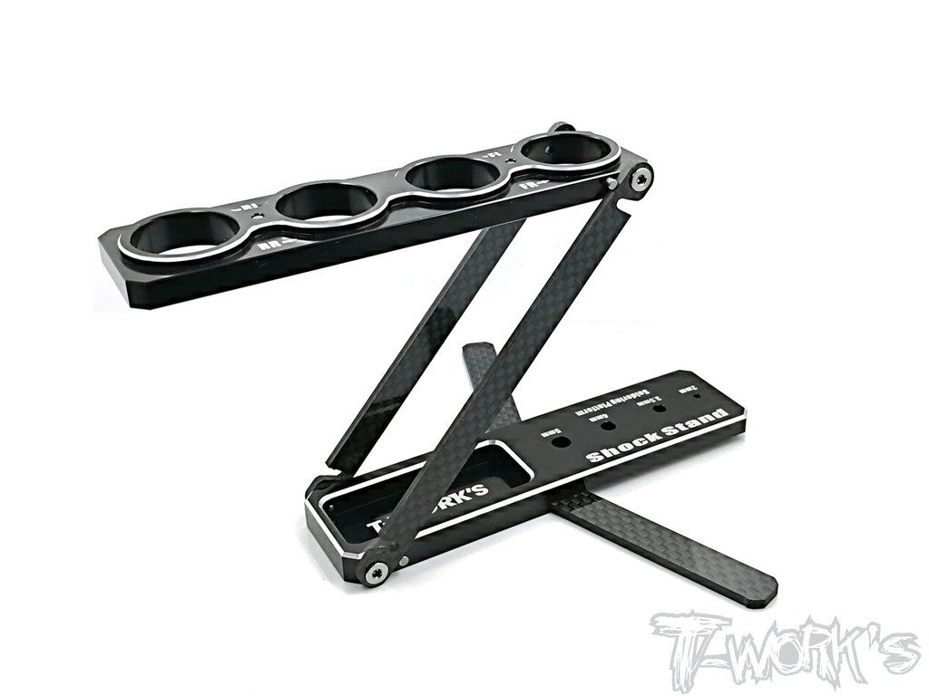 Stand Amortisseur 1/10 et 1/8 articul&eacute; en Ergal T-WORK's - TT046 - TT-046