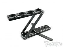 Stand Amortisseur 1/10 et 1/8 articul&eacute; en Ergal T-WORK's - TT046 - TT-046