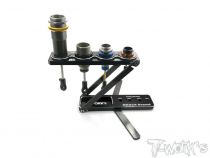 Stand Amortisseur 1/10 et 1/8 articul&eacute; en Ergal T-WORK\'s- TT046