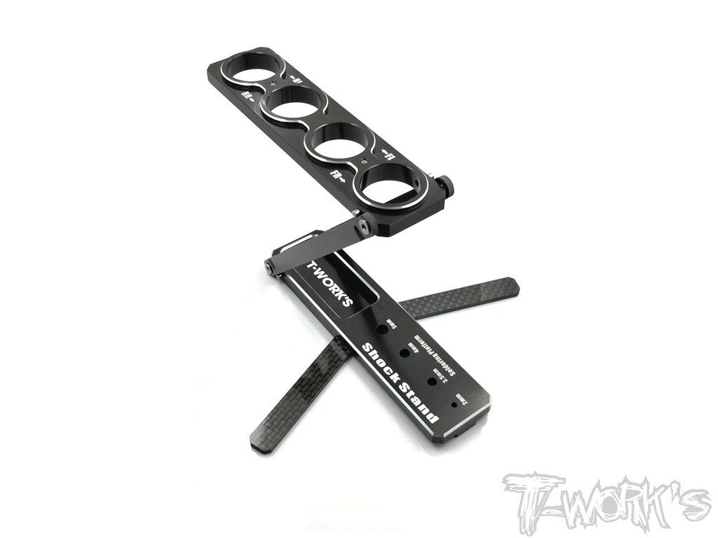 Stand Amortisseur 1/10 et 1/8 articul&eacute; en Ergal T-WORK\'s- TT046