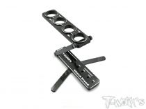 Stand Amortisseur 1/10 et 1/8 articul&eacute; en Ergal T-WORK\'s- TT046