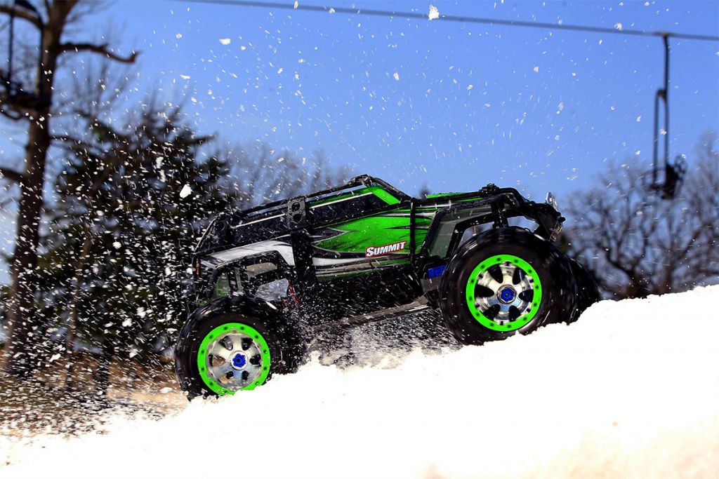 SUMMIT - 4x4 - BLEU - 1/10 BRUSHED - SANS ACCUS/CHARGEUR - TRAXXAS - TRX56076-4 - 56076-4