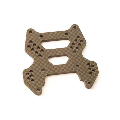 Support d amortisseur arriere Carbone 4mm