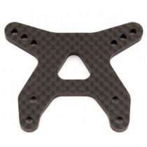 Support d\'amortisseur avant carbone (triangles plats) B6.1 - AS91767 - Pi�ce d�tach�e Team Associated - 91767