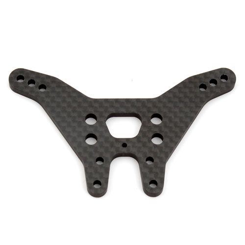 Support d\'amortisseur carbone arri&egrave;re long B6/B6D  -   Team Associated - AS91666