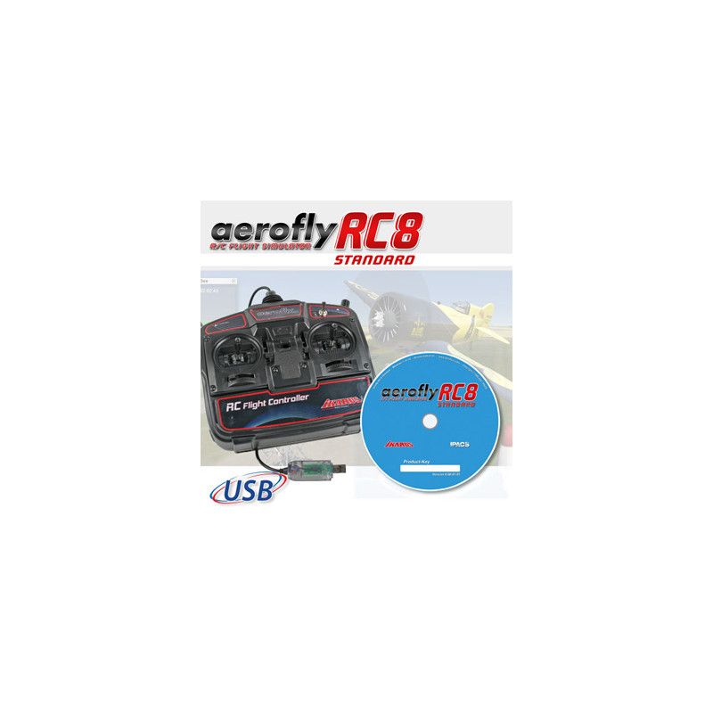 T2M Ikarus Simulateur Aerofly RC8 Standard avec Commande 3031050