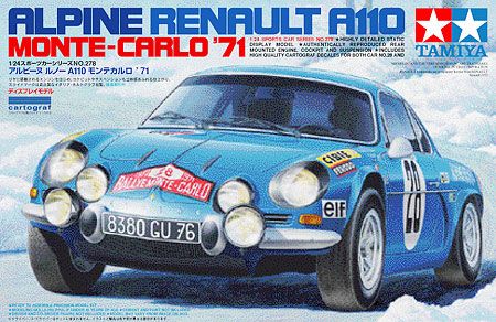  Tamiya 24278 Alpine A110 - Monte Carlo 