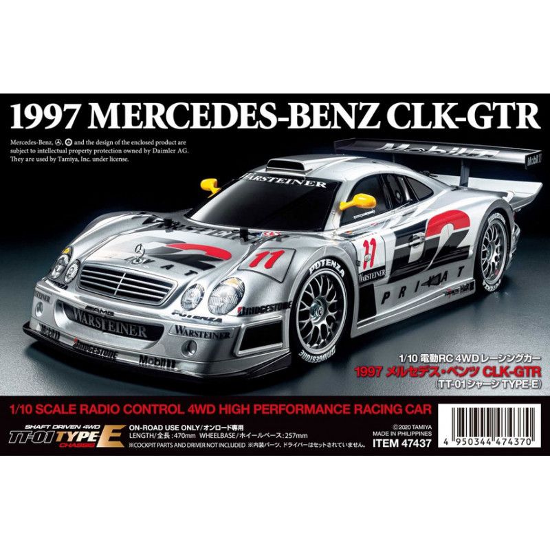Tamiya TT-01E Mercedes CLK-GTR 1997 KIT 47437