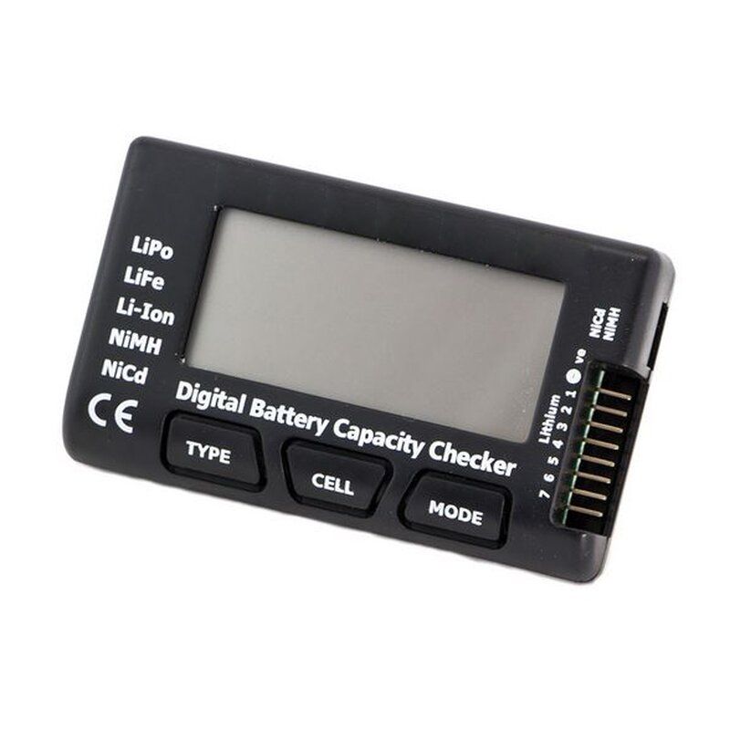 Testeur de batterie avec &eacute;quilibreur pour LiPo, LiFe, Li-Ion, NiCd, NiMh jusqu\'&agrave; 7 cellules 15037