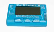 Testeur LiPo (1 &agrave; 8s), LiHV, Li-Ion, LiFe, NiCd, NiMH + &eacute;quilibrage LiPo + testeur Servo - CELLMETER 8 V2.0 Z032098/RCA0045