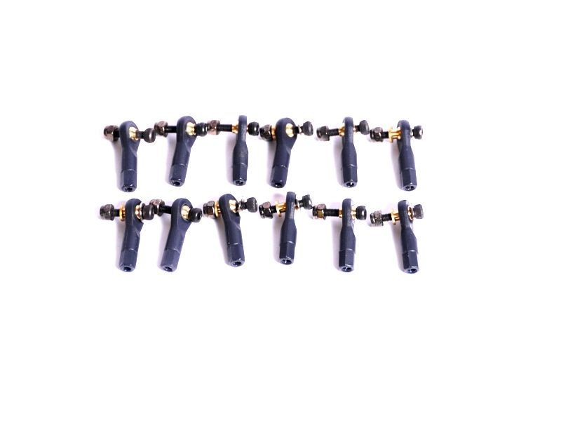 TIKAG00131 - CHAPPE + ROTULE M3-M3 long ((12 pcs) - TITANIUM