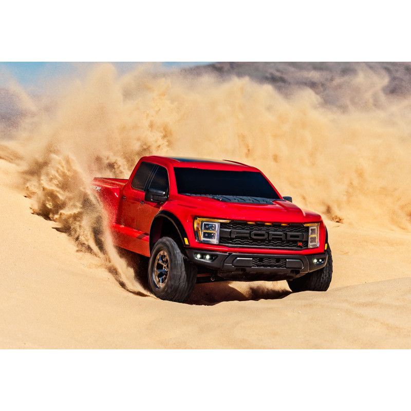 Traxxas Ford F-150 Raptor R 4x4 VXL TSM ID RTR 101076-4-RED
