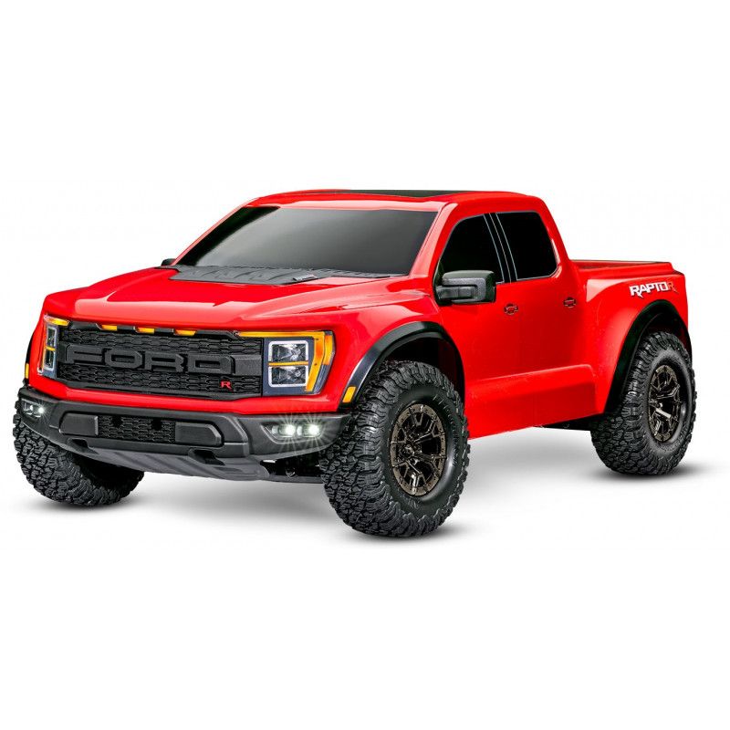 Traxxas Ford F-150 Raptor R 4x4 VXL TSM ID RTR 101076-4-RED