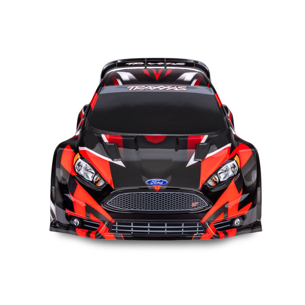 Traxxas Ford fiesta rally brushless 1/10 BL-2s RTR 74154-4 rouge