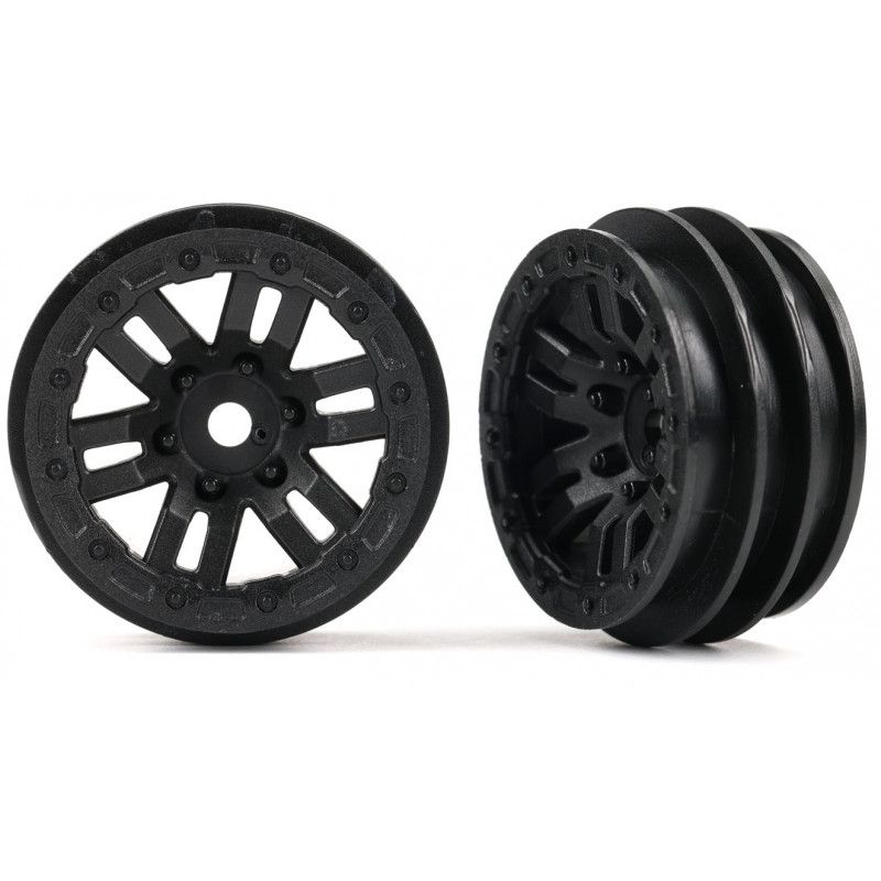  Traxxas Jante Defender Noir 1.0\  (x2) TRX-4M 9768