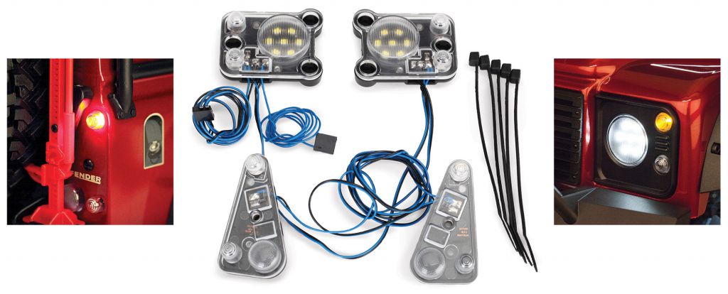 TRAXXAS KITS D\'&Eacute;CLAIRAGE AVEC ALIMENTATION LED TRX-4 8030