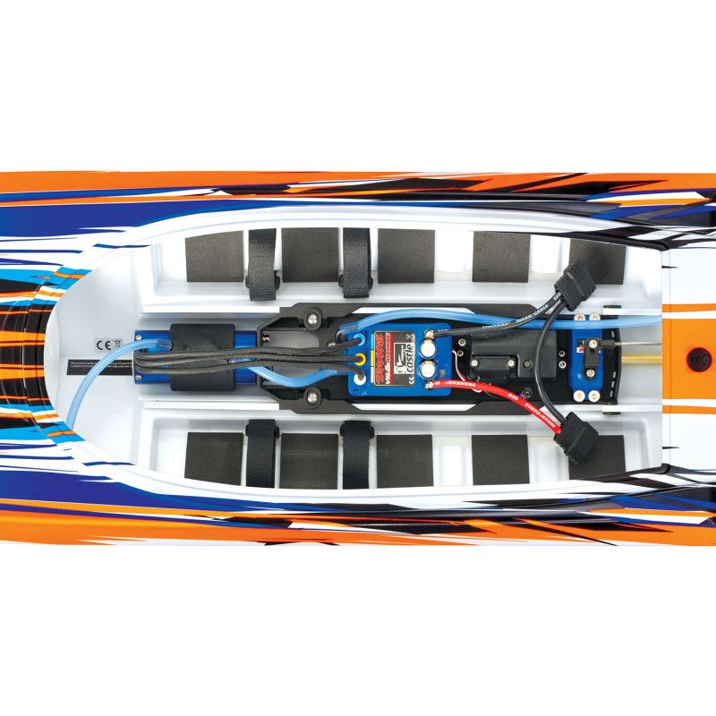Traxxas Offshore Spartan VXL 6S TQi ID TSM RTR (Sans Accu/Chargeur) 57076-4-ORNGR