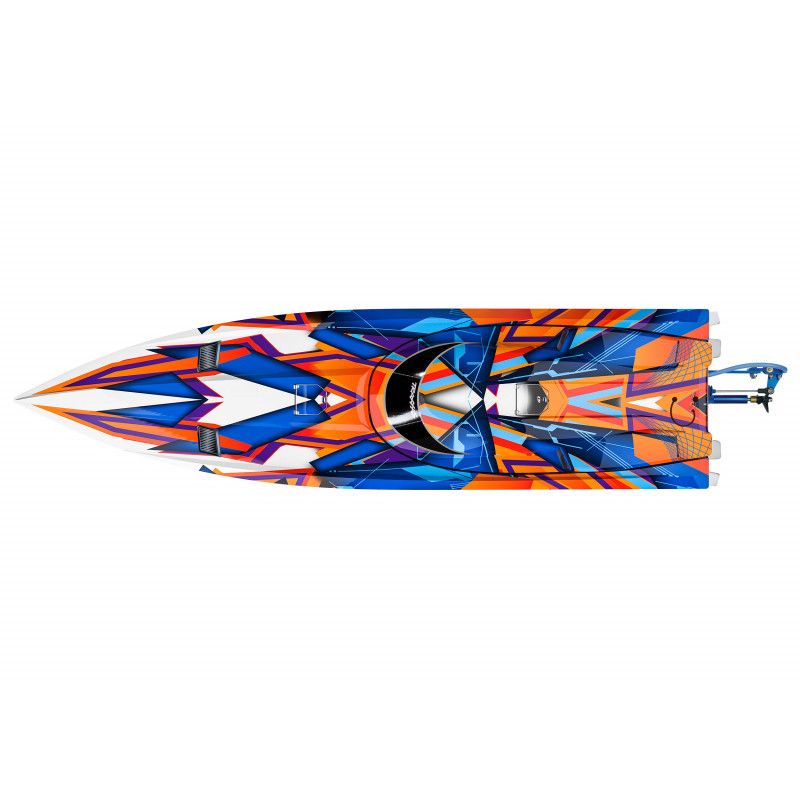 Traxxas Offshore Spartan VXL 6S TQi ID TSM RTR (Sans Accu/Chargeur) 57076-4-ORNGR