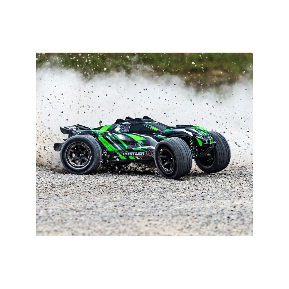 Traxxas Rustler 4x4 Ultimate VXL vert 1/10 RTR - 67097-4-GRN