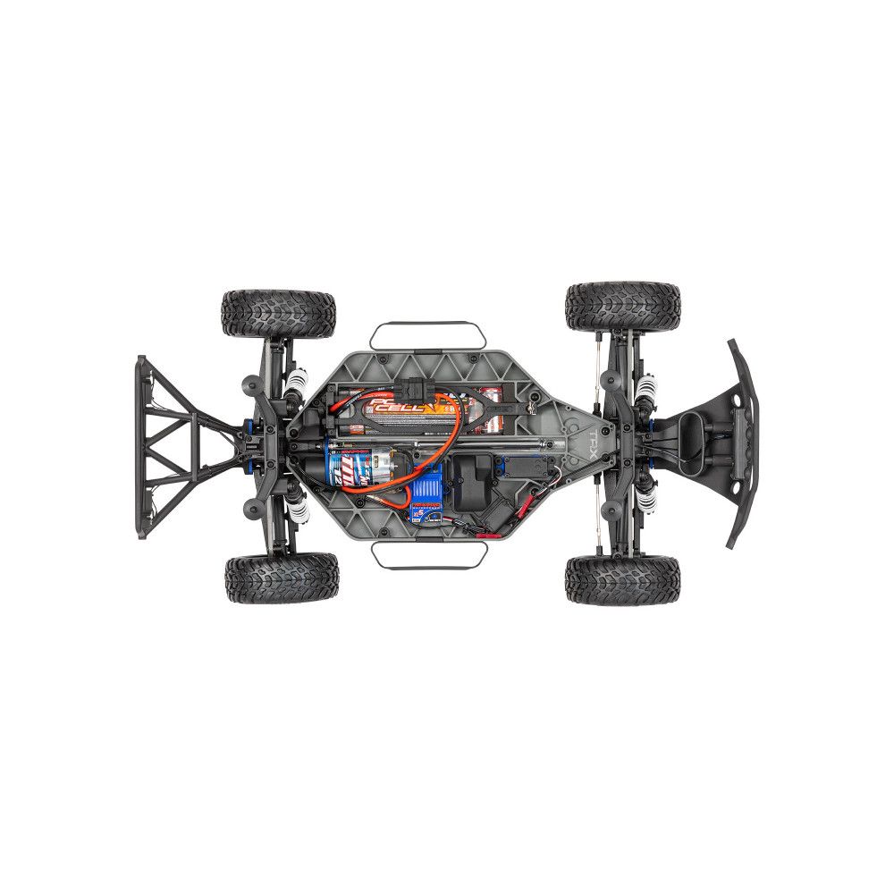 Traxxas Slash 4x4 XL-5 LED Brushed ID RTR 68054-61 avec Accu et Chargeur