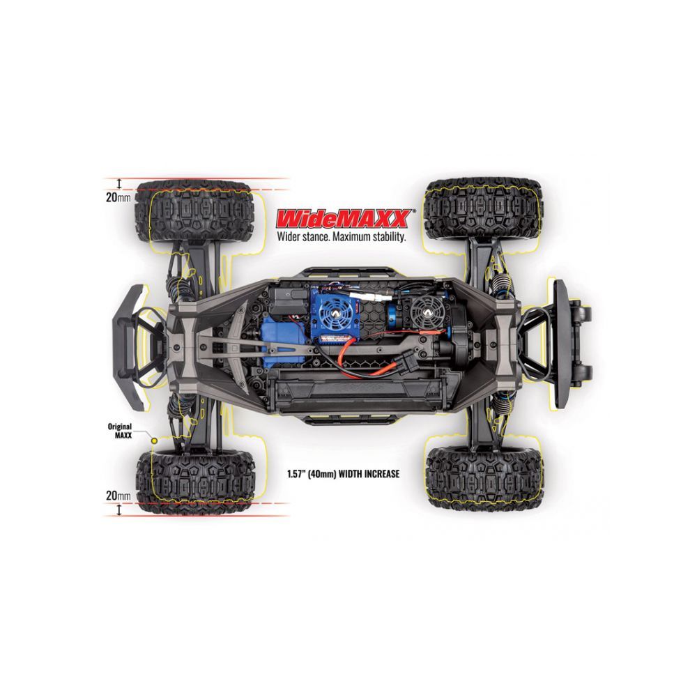 Traxxas WideMAXX 4S 4WD Brushless TQi TSM RTR 89086-4