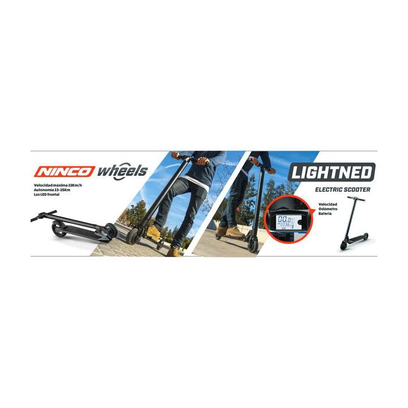 Trottinette &eacute;lectrique pliable - E-Scooter Lightned - NINCO - NH33005