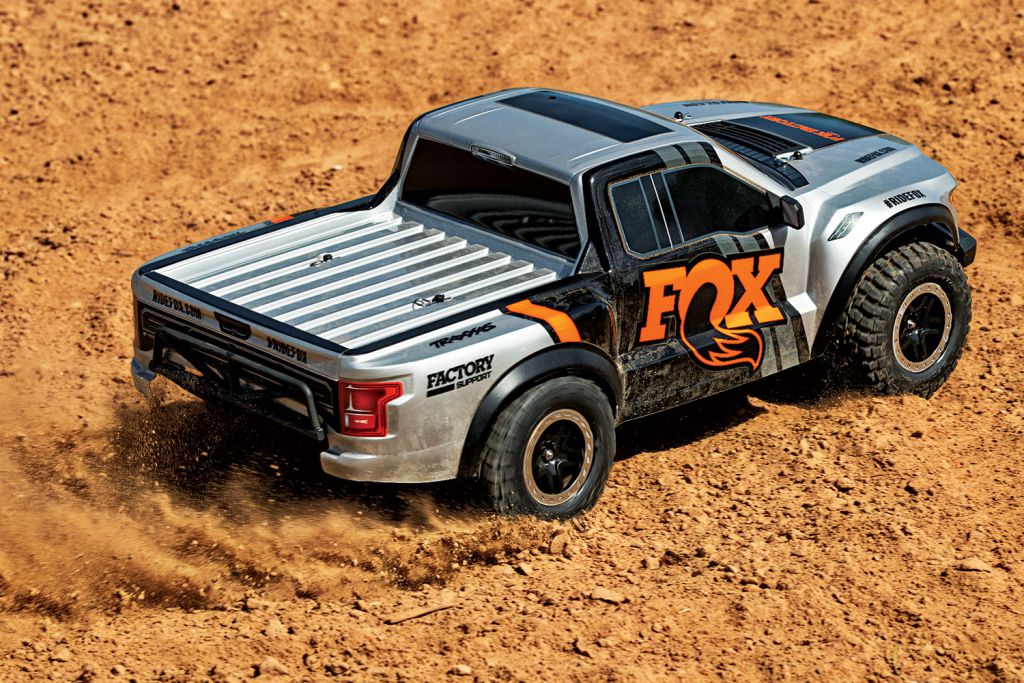 TRX58094-1-FOX - FORD RAPTOR F-150 FOX- 4x2 - 1/10 BRUSHED TQ 2.4GHZ - iD - TRAXXAS