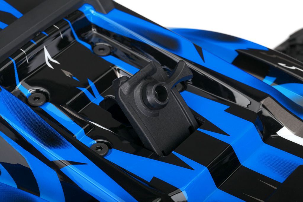 TRX67064-1 - RUSTLER 4x4 BLEU - 1/10 BRUSHED STADIUM TRUCK TQ 2.4GHZ - Batterie et Chargeur inclus - TRAXXAS