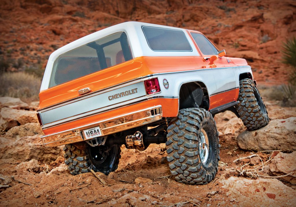 TRX82076-4-ORNG - TRAXXAS - TRX-4 Chevrolet K5 Blazer Rood Orange
